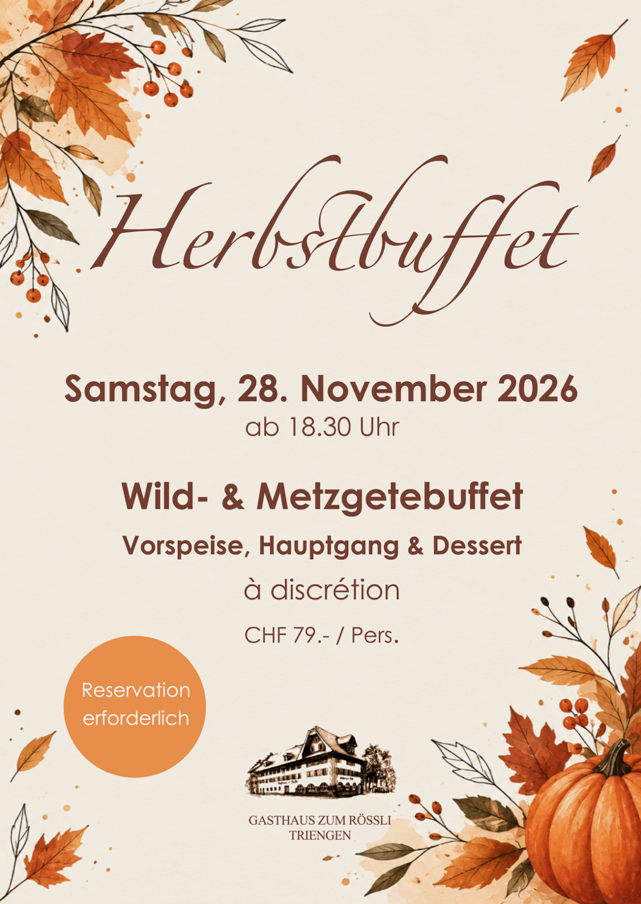 Wild- und Metzgetebuffet